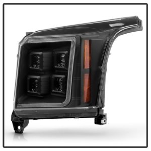 GMC Yukon Headlights - SPYDER - High-Power LED Module - Black - `15-`20