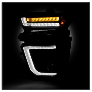 Chevrolet Silverado 3500 Headlights - SPYDER - LED Light Bar Projector, Sequential LED Turn Signal - Black - `20-`23