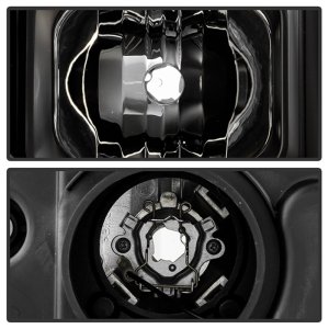 Chevrolet Silverado 3500 Headlights - SPYDER - LED Light Bar Projector, Sequential LED Turn Signal - Black - `20-`23