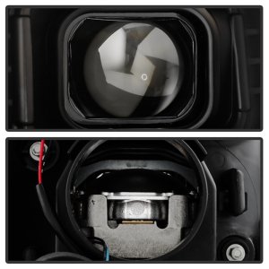 GMC Yukon Headlights - SPYDER - Spyder Platinum, Version 2 High-Power LED Module, Projector - Black - `07-`14