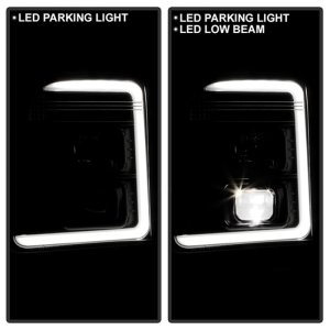 GMC Yukon Headlights - SPYDER - Spyder Platinum, Version 2 High-Power LED Module, Projector - Black - `07-`14