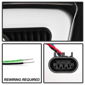 GMC Yukon Headlights - SPYDER - Spyder Platinum, Version 2 High-Power LED Module, Projector - Black - `07-`14