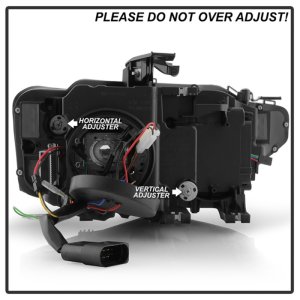 Audi A5 Projector Headlights - SPYDER - HID Model Only - Black - `13-`17