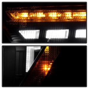 Audi A5 Projector Headlights - SPYDER - HID Model Only - Black - `13-`17