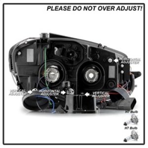 Volkswagen Golf MK7.5 Headlights - SPYDER - Projector, Spyder Signature Series - Black - `18-`21