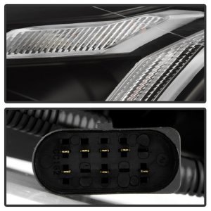 Volkswagen Golf MK7.5 Headlights - SPYDER - Projector, Spyder Signature Series - Black - `18-`21