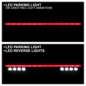 Toyota GR86 LED Tail Lights - Rear - SPYDER - Black - `22-`24 Toyota GR86 LED Tail Lights - Rear - SPYDER - Black - `22-`24