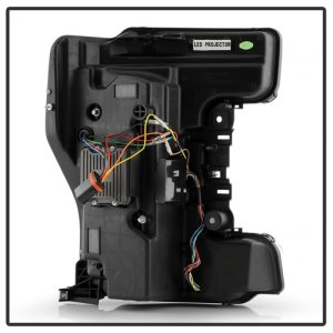 Ford F-350 Headlights - SPYDER - APEX Series Projector - Black - `17-`19