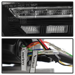 Audi A5 Headlights - SPYDER - High-Power LED Module - Black - `13-`17