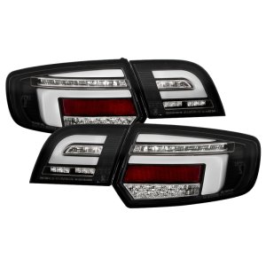Audi A3 LED Tail Lights - SPYDER - Full LED - Black - `03-`08