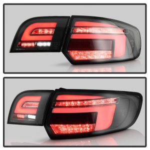 Audi A3 LED Tail Lights - SPYDER - Full LED - Black - `03-`08
