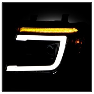 Nissan Pathfinder Projector Headlights - SPYDER - Greeting Light Show Animation + Sequential LED Turn Signal Lights - Black - `05-`07