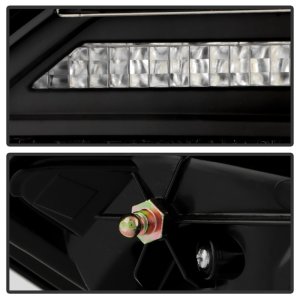 Mercedes-Benz CLA LED Tail Lights - SPYDER - Sequential LED Turn Signal Lights - Black - `14-`19