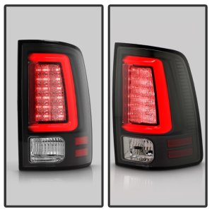 Ram 2500 Tail Lights - SPYDER - Red Light Bar LED, Incandescent Model - Black - `10-`18 Ram 2500 Tail Lights - SPYDER - Red Light Bar LED, Incandescent Model - Black - `10-`18