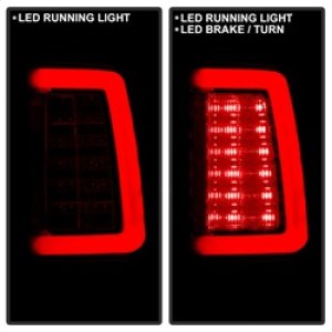Ram 3500 Tail Lights - SPYDER - Red Light Bar LED, Incandescent Model - Black - `10-`18 Ram 3500 Tail Lights - SPYDER - Red Light Bar LED, Incandescent Model - Black - `10-`18