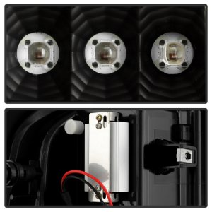 Chevrolet Colorado LED Tail Lights - SPYDER - Red Light Bar - Black - `15-`22