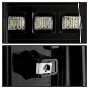 Chevrolet Colorado LED Tail Lights - SPYDER - Red Light Bar - Black - `15-`22