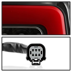 Chevrolet Colorado LED Tail Lights - SPYDER - Red Light Bar - Black - `15-`22