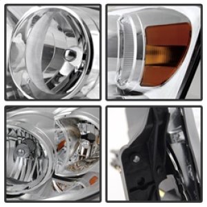 Dodge Ram 2500 Headlights - Front - SPYDER - xTune Crystal - Amber/Chrome - `06-`09
