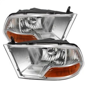 Dodge Ram 1500 Headlights - Front - SPYDER - xTune Crystal, Non-Quad - Chrome - `09-`10
