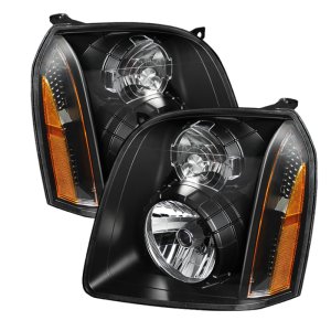 GMC Yukon Headlights - Front - SPYDER - xTune Crystal - Black - `07-`14