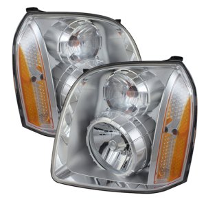 GMC Yukon Headlights - SPYDER - xTune Crystal - Chrome - `07-`14