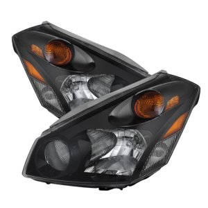 Nissan Quest Headlights - Front - SPYDER - xTune Crystal - Black - `04-`09 Nissan Quest Headlights - Front - SPYDER - xTune Crystal - Black - `04-`09
