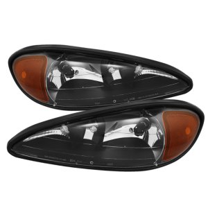 Pontiac Grand Am Headlights - SPYDER - xTune Crystal - Black - `99-`05 Pontiac Grand Am Headlights - SPYDER - xTune Crystal - Black - `99-`05