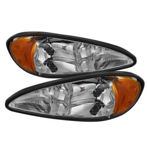 Pontiac Grand Am Headlights - SPYDER - xTune Crystal - Chrome - `99-`05 Pontiac Grand Am Headlights - SPYDER - xTune Crystal - Chrome - `99-`05