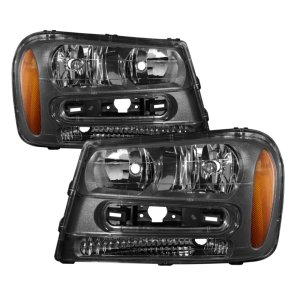 Chevrolet TrailBlazer Headlights - Front - SPYDER - xTune Crystal - Black - `02-`09