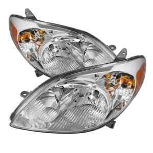 Toyota Matrix Headlights - Front - SPYDER - xTune Crystal - Chrome - `03-`08 Toyota Matrix Headlights - Front - SPYDER - xTune Crystal - Chrome - `03-`08