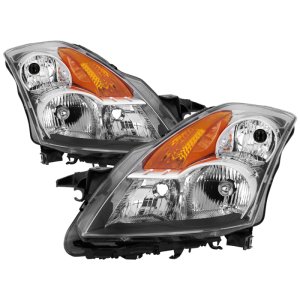 Nissan Altima Headlights - Front - SPYDER - xTune Crystal (Halogen Only) - Smoke - `07-`09 Nissan Altima Headlights - Front - SPYDER - xTune Crystal (Halogen Only) - Smoke - `07-`09