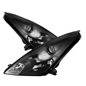 Toyota Celica Headlights - Front - SPYDER - xTune Crystal (Halogen Only) - Black - `00-`05 Toyota Celica Headlights - Front - SPYDER - xTune Crystal (Halogen Only) - Black - `00-`05