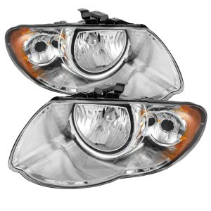 Chrysler Town & Country Headlights - Front - SPYDER - xTune Crystal - Chrome - `05-`07
