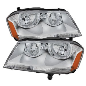 Dodge Avenger Headlights - Front - SPYDER - xTune Crystal - Chrome - `08-`14