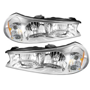 Ford Contour Headlights - Front - SPYDER - xTune Crystal - Chrome - `98-`00