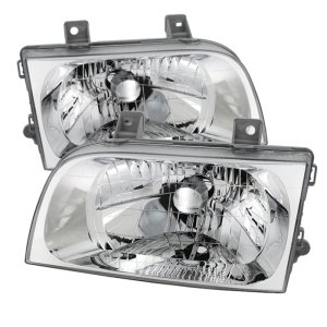 Kia Sportage Headlights - Front - SPYDER - xTune Crystal - Chrome - `98-`02 Kia Sportage Headlights - Front - SPYDER - xTune Crystal - Chrome - `98-`02