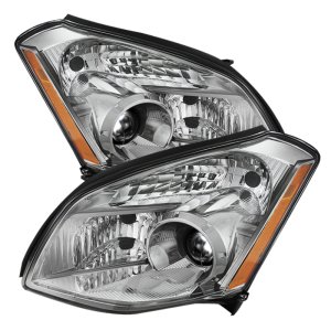 Nissan Maxima Headlights - Front - SPYDER - xTune Crystal, Halogen Only - Chrome - `07-`08 Nissan Maxima Headlights - Front - SPYDER - xTune Crystal, Halogen Only - Chrome - `07-`08