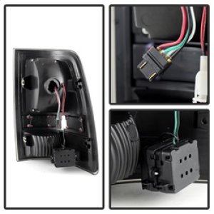 Ram 1500 Tail Lights - Rear - SPYDER - xTune LED - Incandescent Model Only - Black - `11-`14