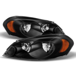 Chevrolet Impala Headlights - SPYDER - xTune Crystal - Black - `06-`13