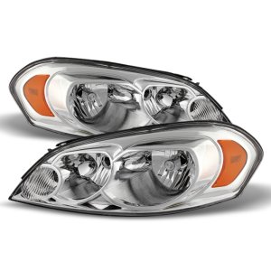 Chevrolet Monte Carlo Headlights - SPYDER - xTune Crystal - Chrome - `06-`07
