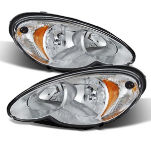 Chrysler PT Cruiser Headlights - Front - SPYDER - xTune Halogen Only - Chrome - `06-`10