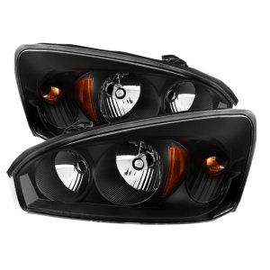 Chevrolet Malibu Headlights - Front - SPYDER - xTune Crystal - Black - `04-`08