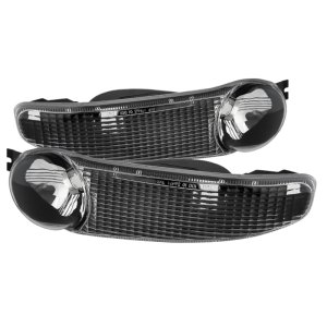 GMC Sierra Denali Bumper Lights - SPYDER - XTune - Black - `00-`06