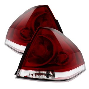Chevrolet Impala Tail Lights - Rear - SPYDER - xTune OE Style - Red Smoke - `06-`13