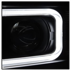 Chevrolet Silverado 1500 Headlights - Front - SPYDER - xTune Projector, Light Tube Style - Black - `07-`13