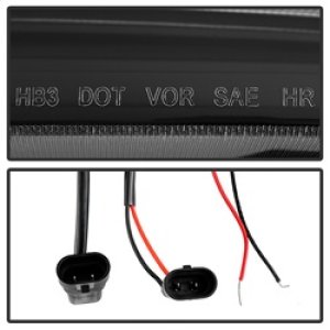 Chevrolet Silverado 2500 HD Headlights - Front - SPYDER - xTune Projector, Light Tube Style - Black - `07-`13