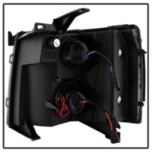 Chevrolet Silverado 3500 HD Headlights - Front - SPYDER - xTune Projector, Light Tube Style - Black - `07-`13