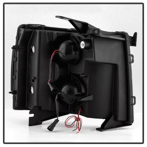 Chevrolet Silverado 1500 Headlights - Front - SPYDER - xTune Halo Projector, Light Tube Style - Chrome - `07-`13