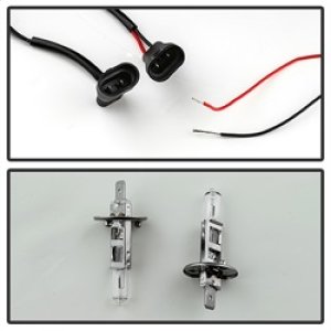 Chevrolet Silverado 2500 HD Headlights - Front - SPYDER - xTune Halo Projector, Light Tube Style - Chrome - `07-`13